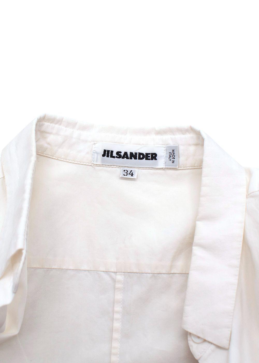 Jil Sander White Long Sleeve Shirt