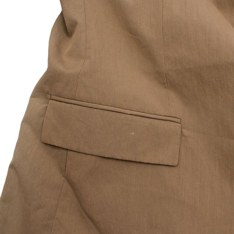 Jil Sander Brown Textured Single Breasted Blazer