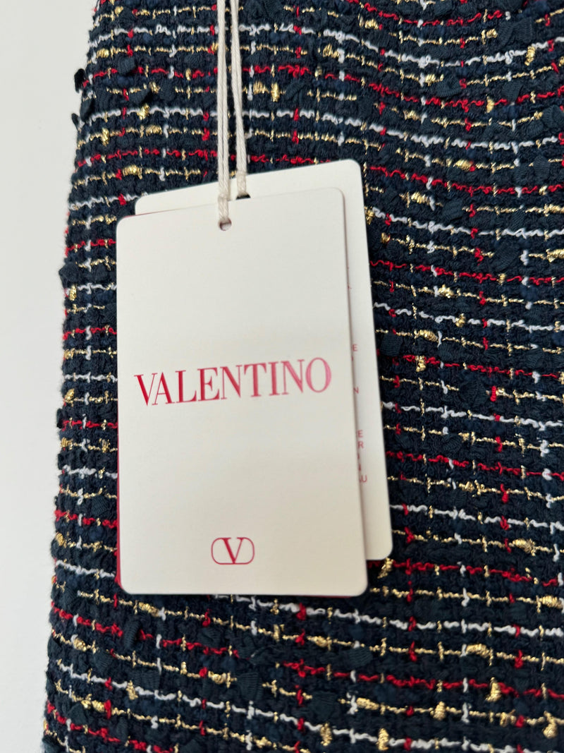 VLogo Tweed Mini Skirt