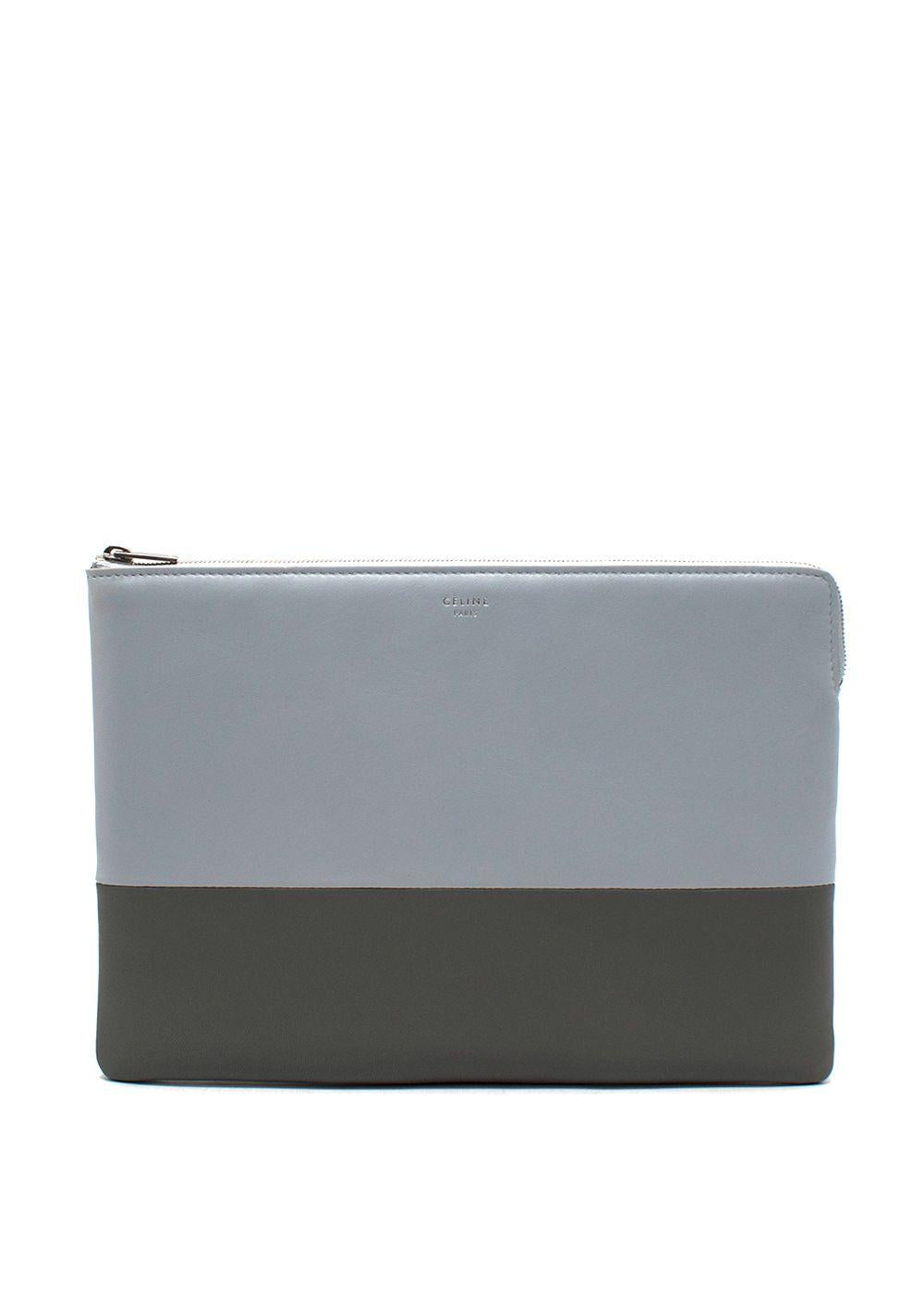 Celine Bi-Colour Blue Pochette