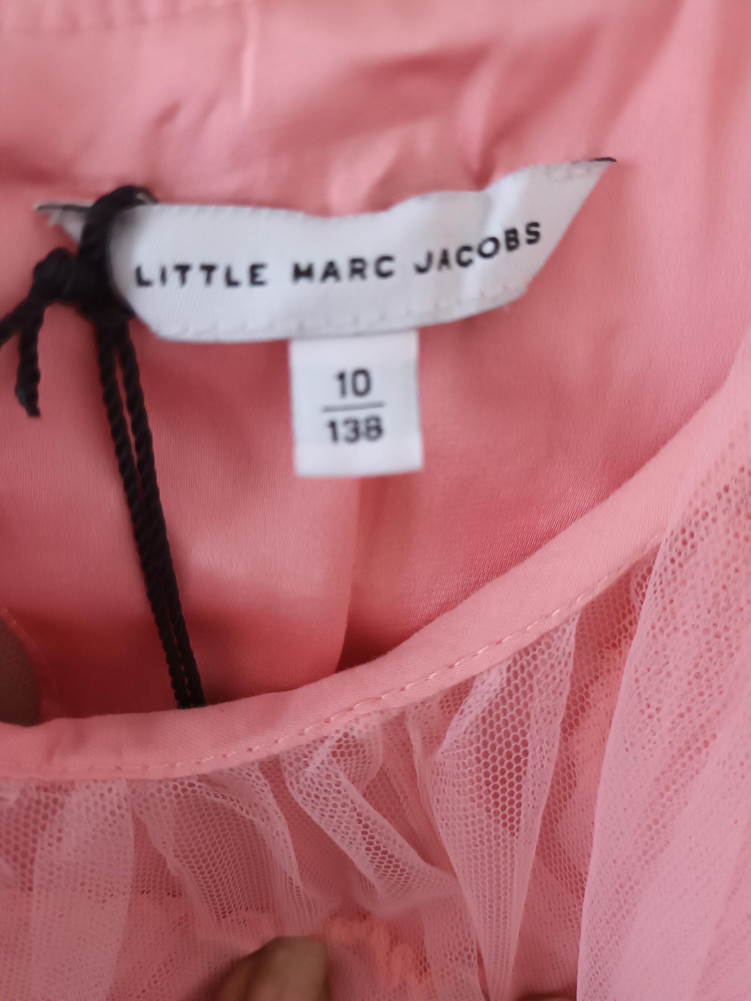pink tulle ruffled party dress