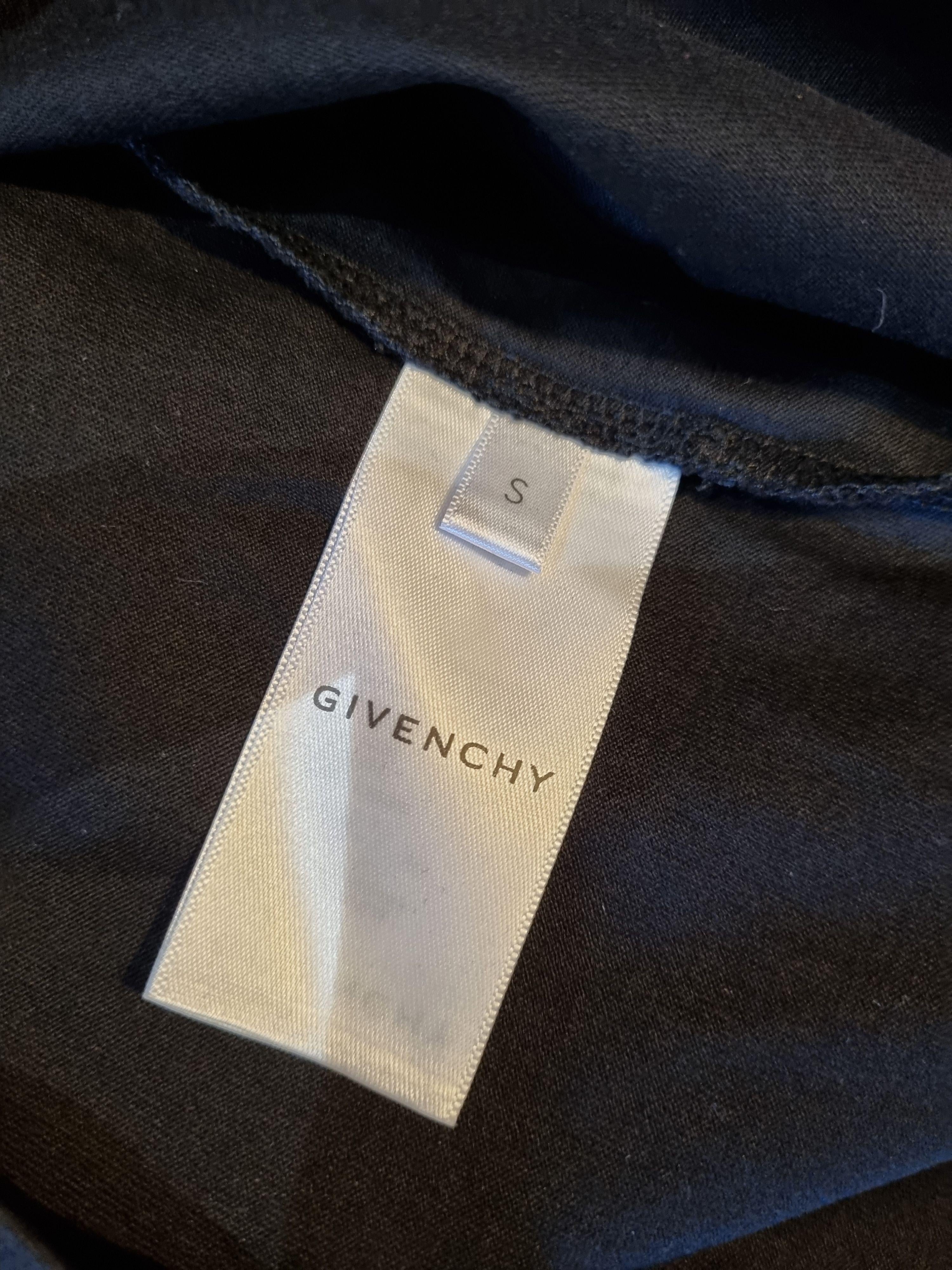 Black cotton jersey tiny logo T-shirtr