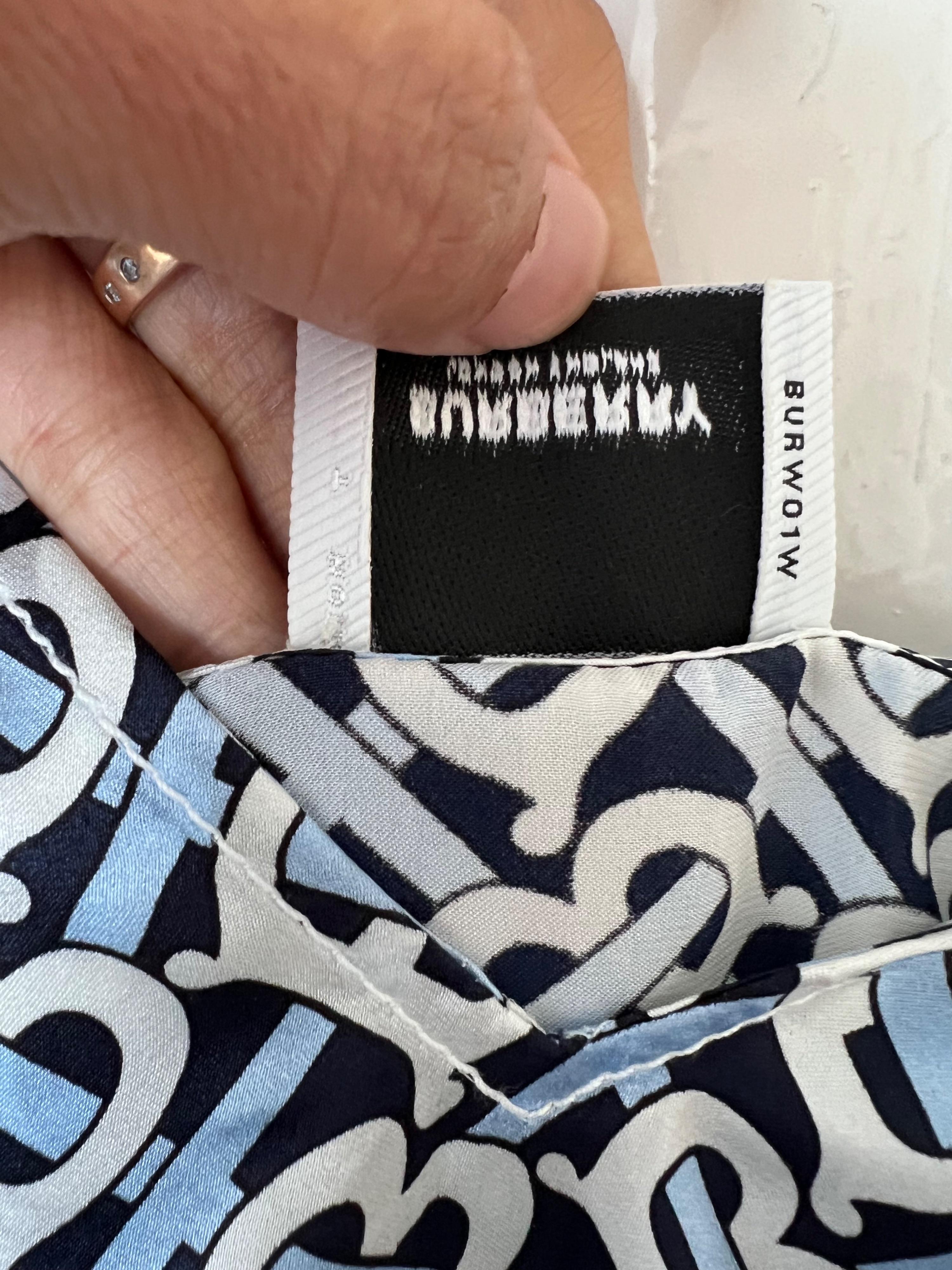 Logo Silk Slip Dress