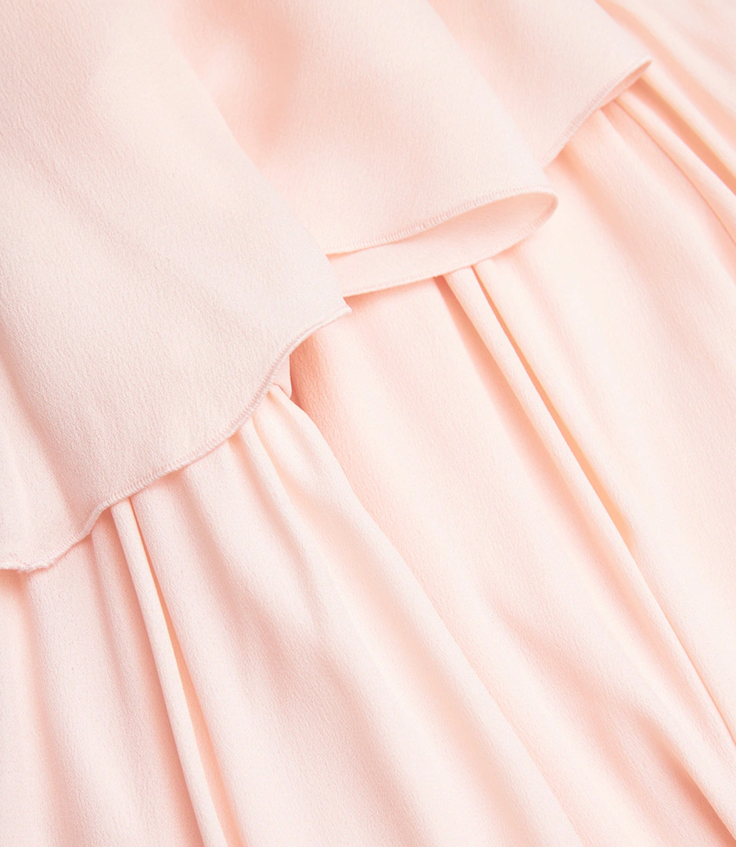Giambattista Valli Crepe Cape-Overlay Midi Dress