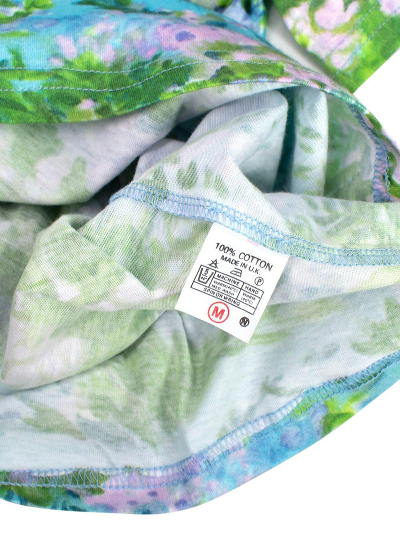 Richard Quinn Floral Print Cotton T-Shirt