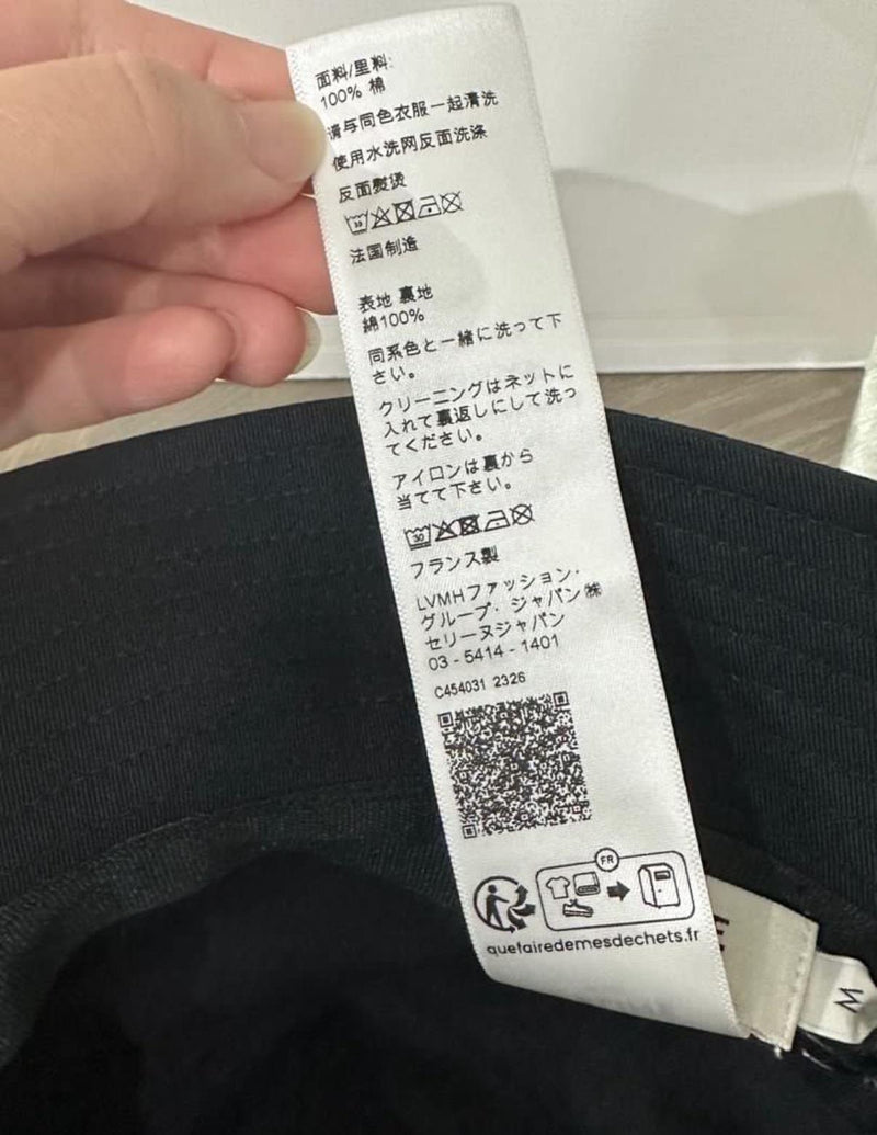 Celine Black Bucket hat