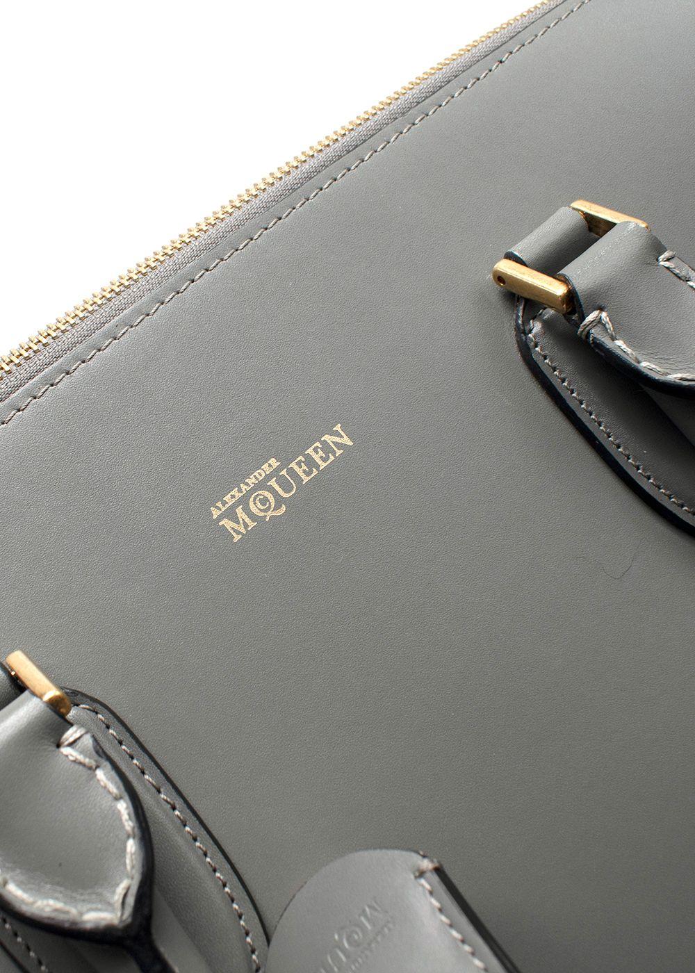 Alexander McQueen Grey Leather Heroine Bag