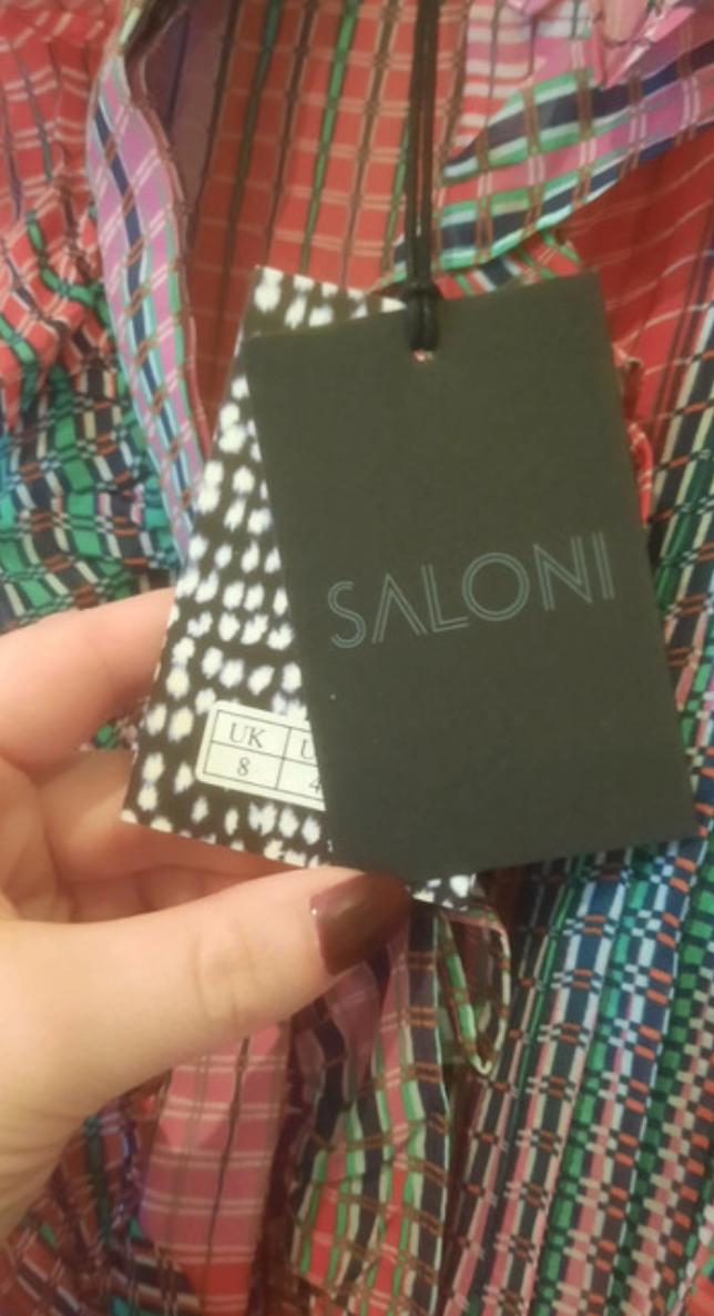 Saloni Multicoloured Raquel Dress