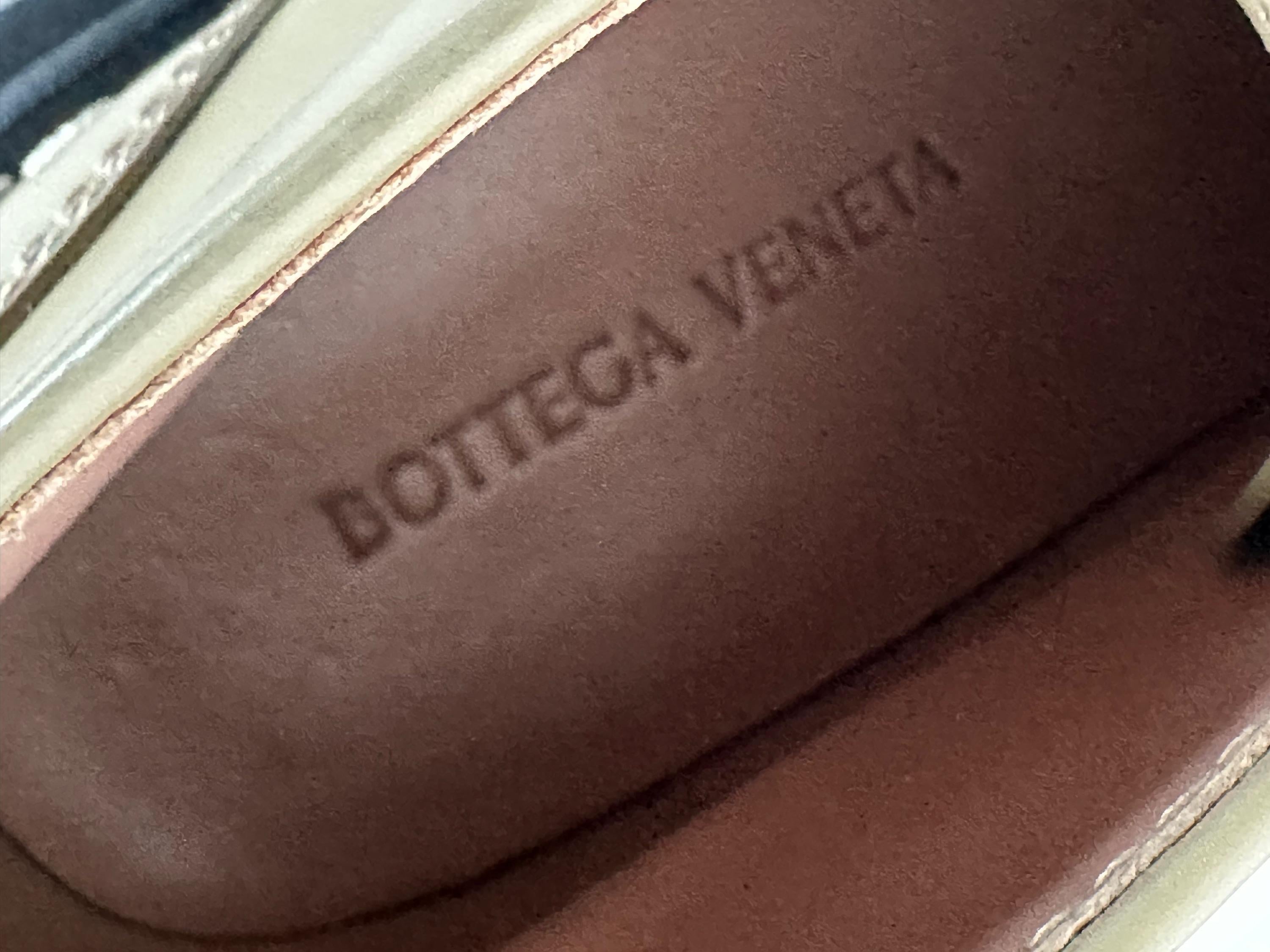 Bottega Veneta Khaki Bounce Lace-up Ankle Boots