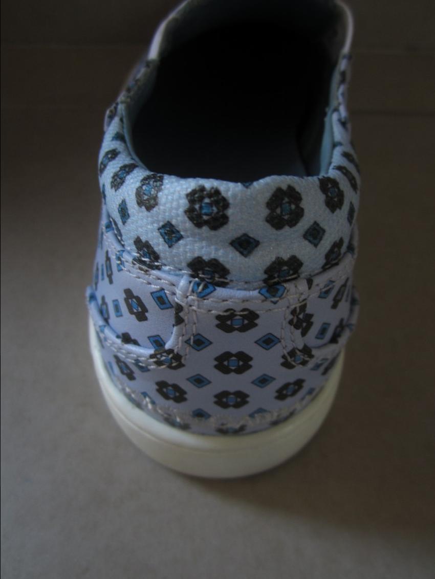 Dolce & Gabbana Men's Tie Print Blue Calf Leather London Sneakers