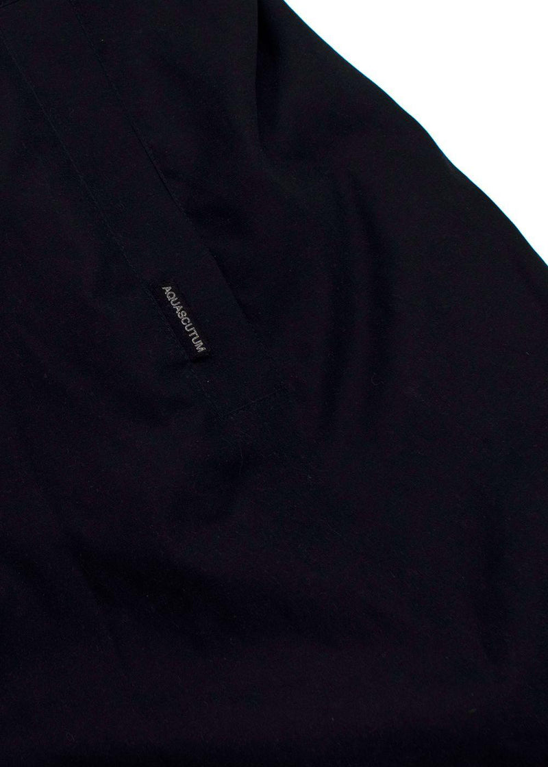 Aquascutum Black Polyester Coat