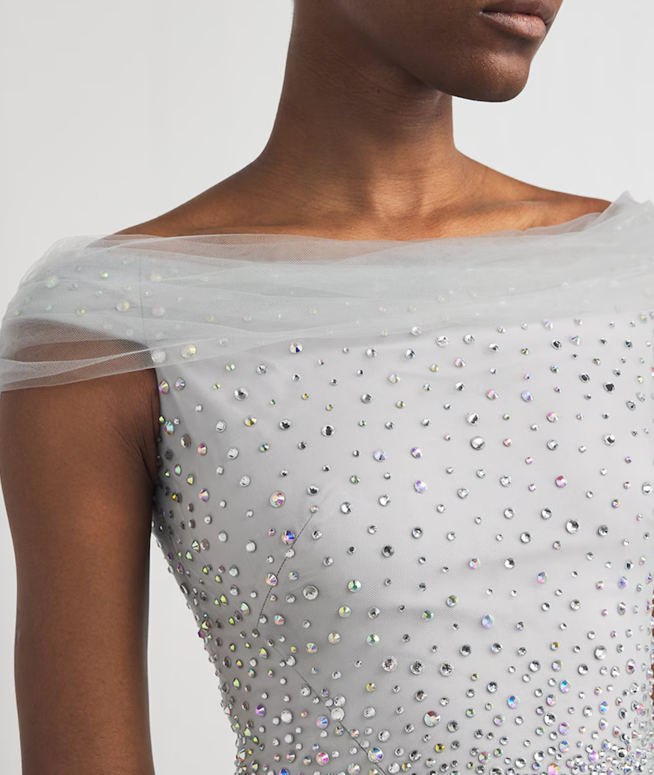 Jenny Packham Tulle Crystal Shayla Gown
