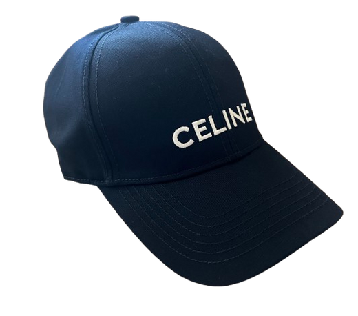 Celine Navy Blue Logo cap