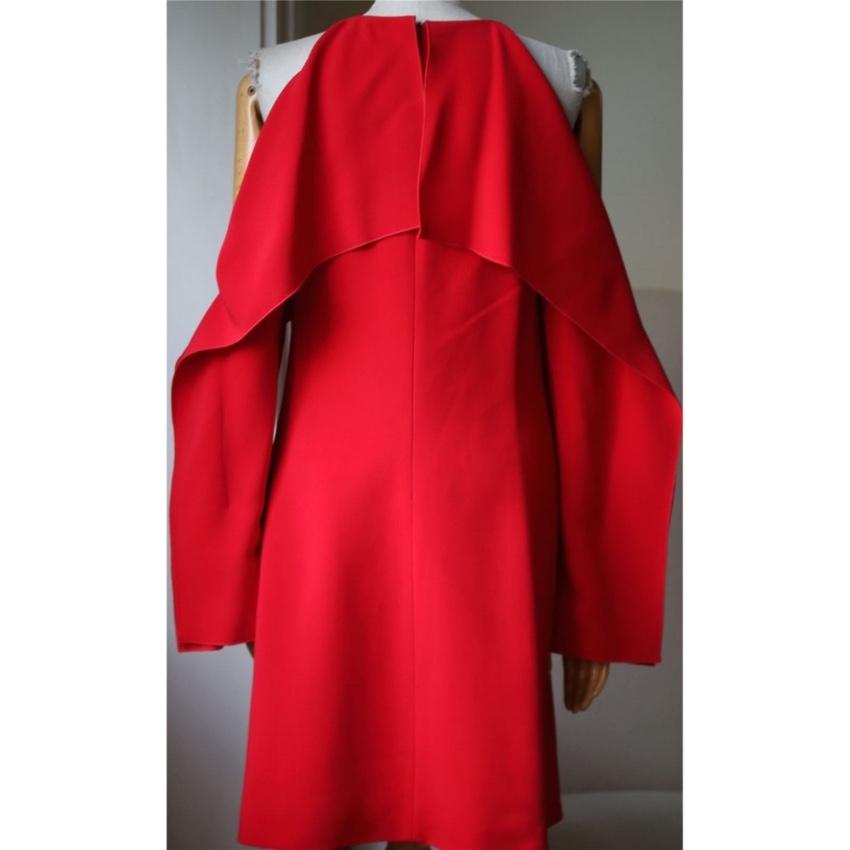 Rosetta Getta Red Stretch Cady Mini Dress