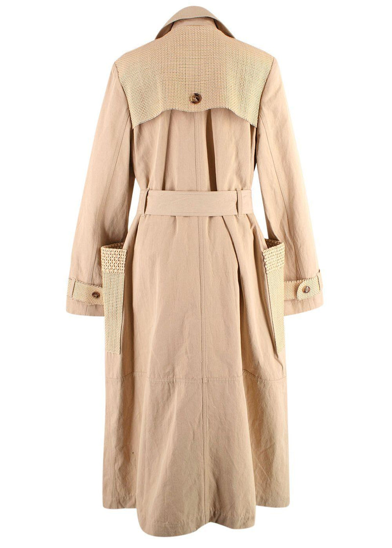 Nanushka Sand Alex Trench Coat