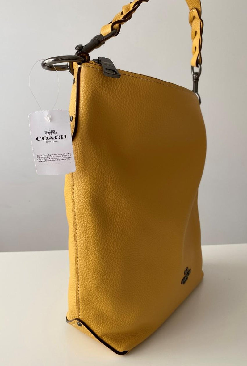 Coach Honey Leather Abby Duffle Bag