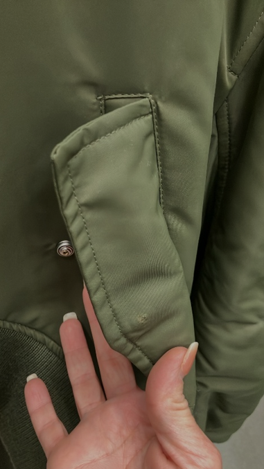 JW Anderson Oversized Curved Hem Bomber Jacket