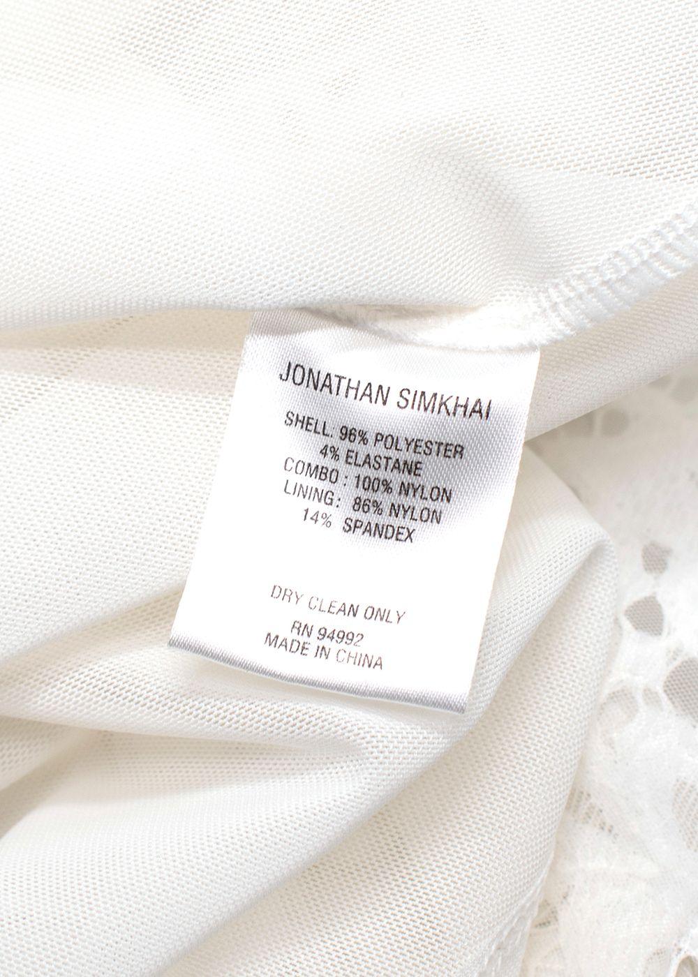 Jonathan Simkhai white Lace dress