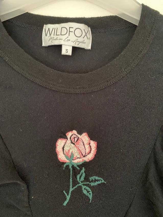 Wildfox Tea Rose Lucienne Long Sleeve Top