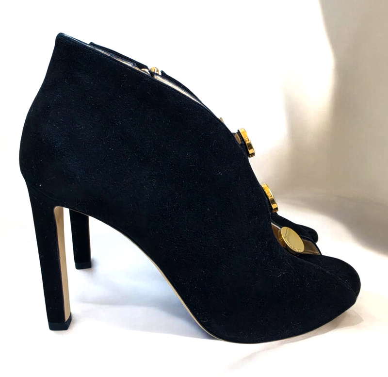 Jimmy Choo Black Suede Lorna Booties