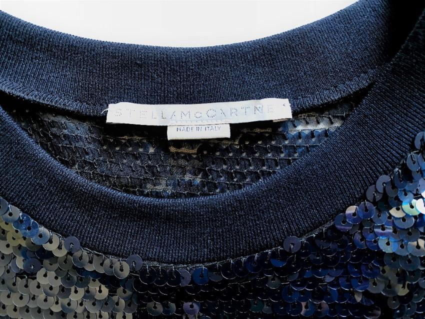 Stella McCartney Blue Sequin Jumper