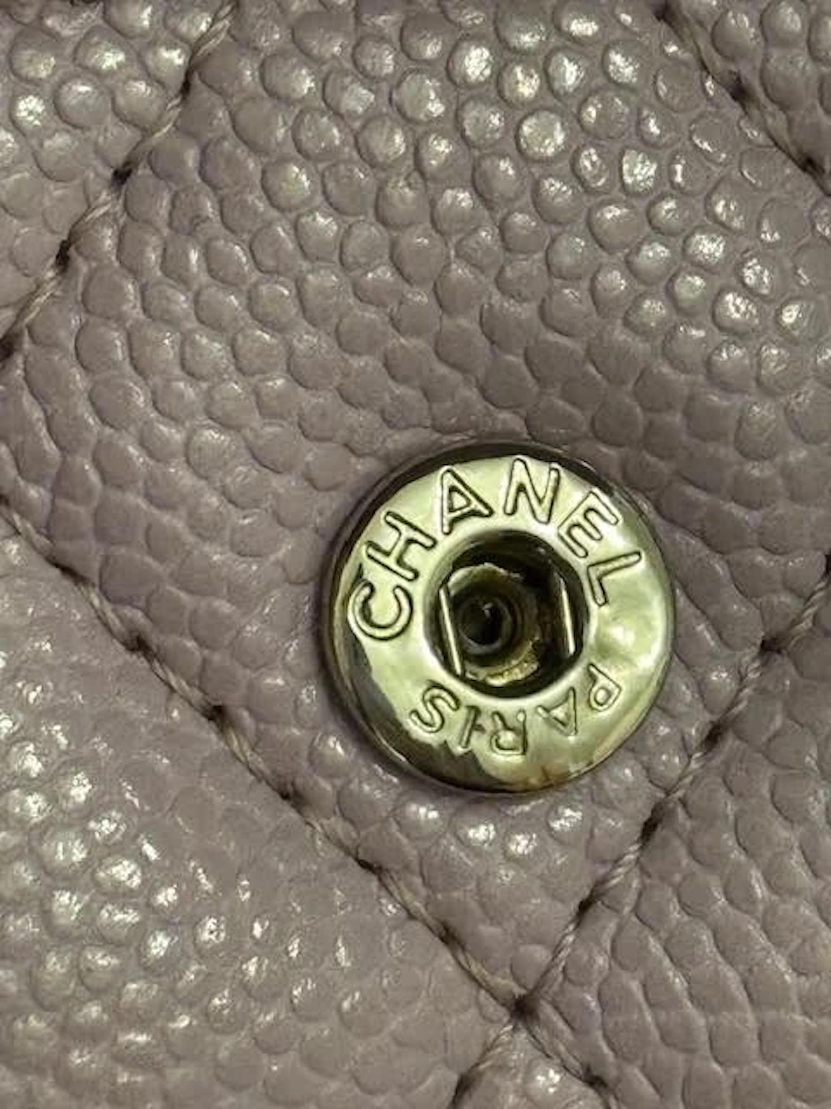 Chanel Lilac Caviar Card Holder