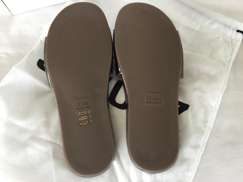 Schutz Camilis mirrored-leather slides