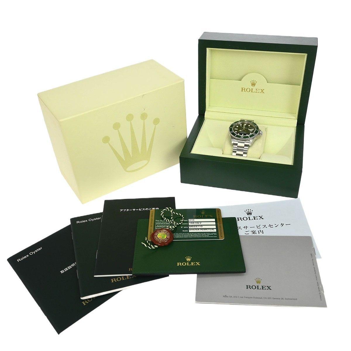 Rolex Oyster Perpetual Submariner Kermit Date Automatic Watch Stainless Steel 40