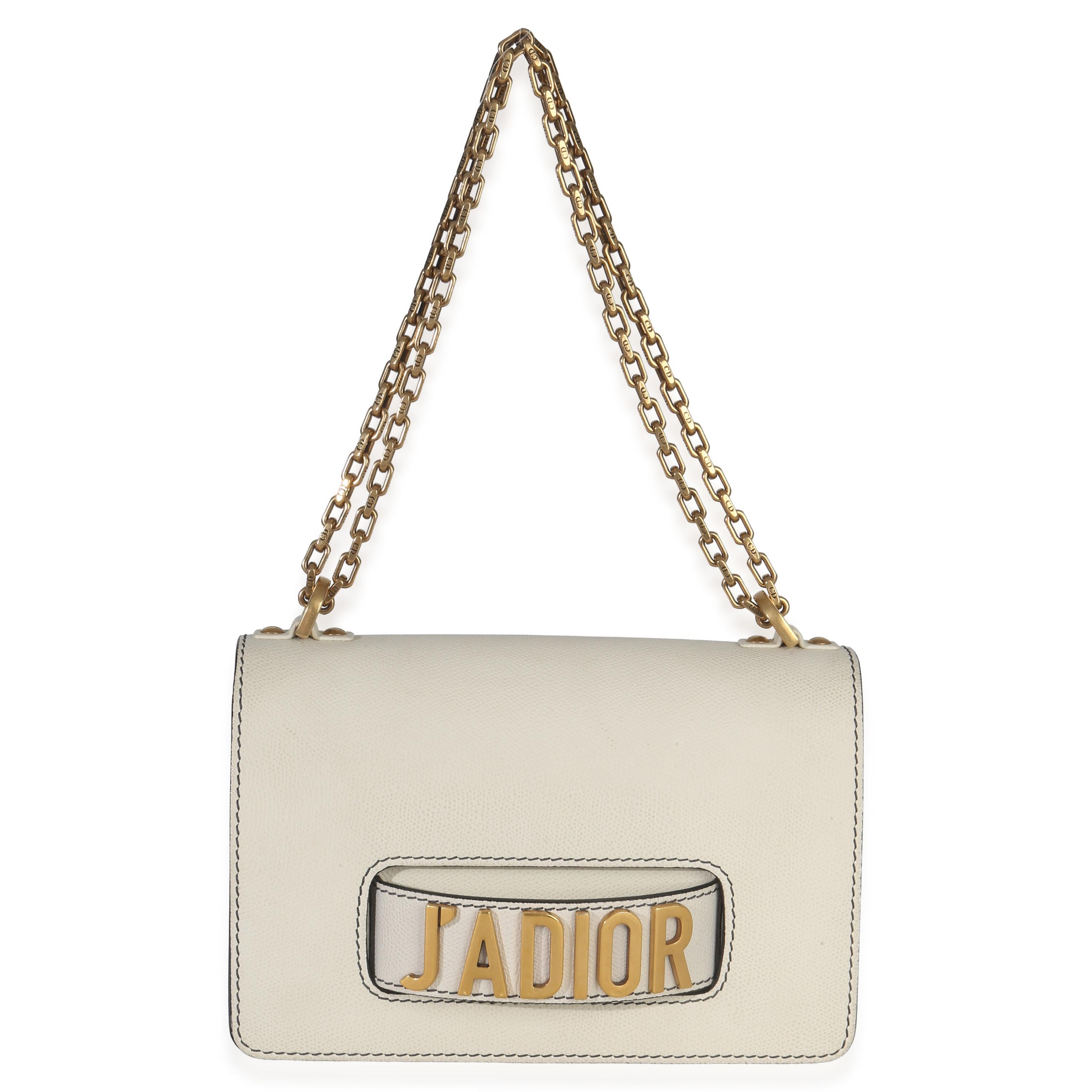 Christian Dior Grained Calfskin J'Adior Chain Flap Bag