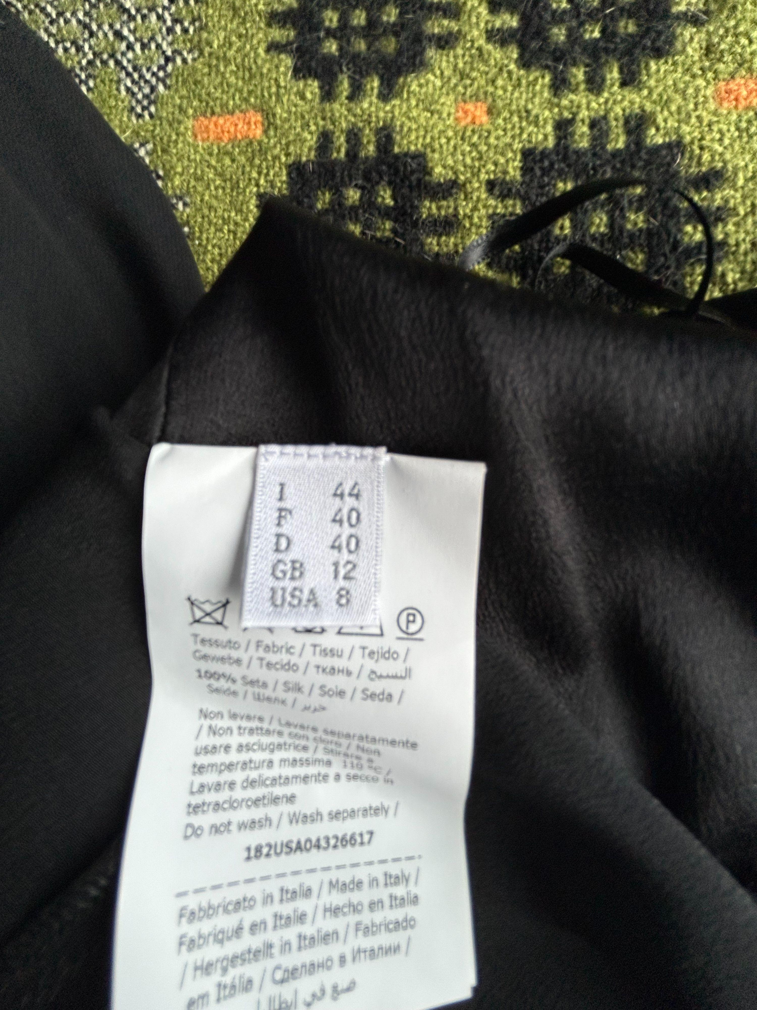 Alberta Ferretti Black Silk Maxi Dress