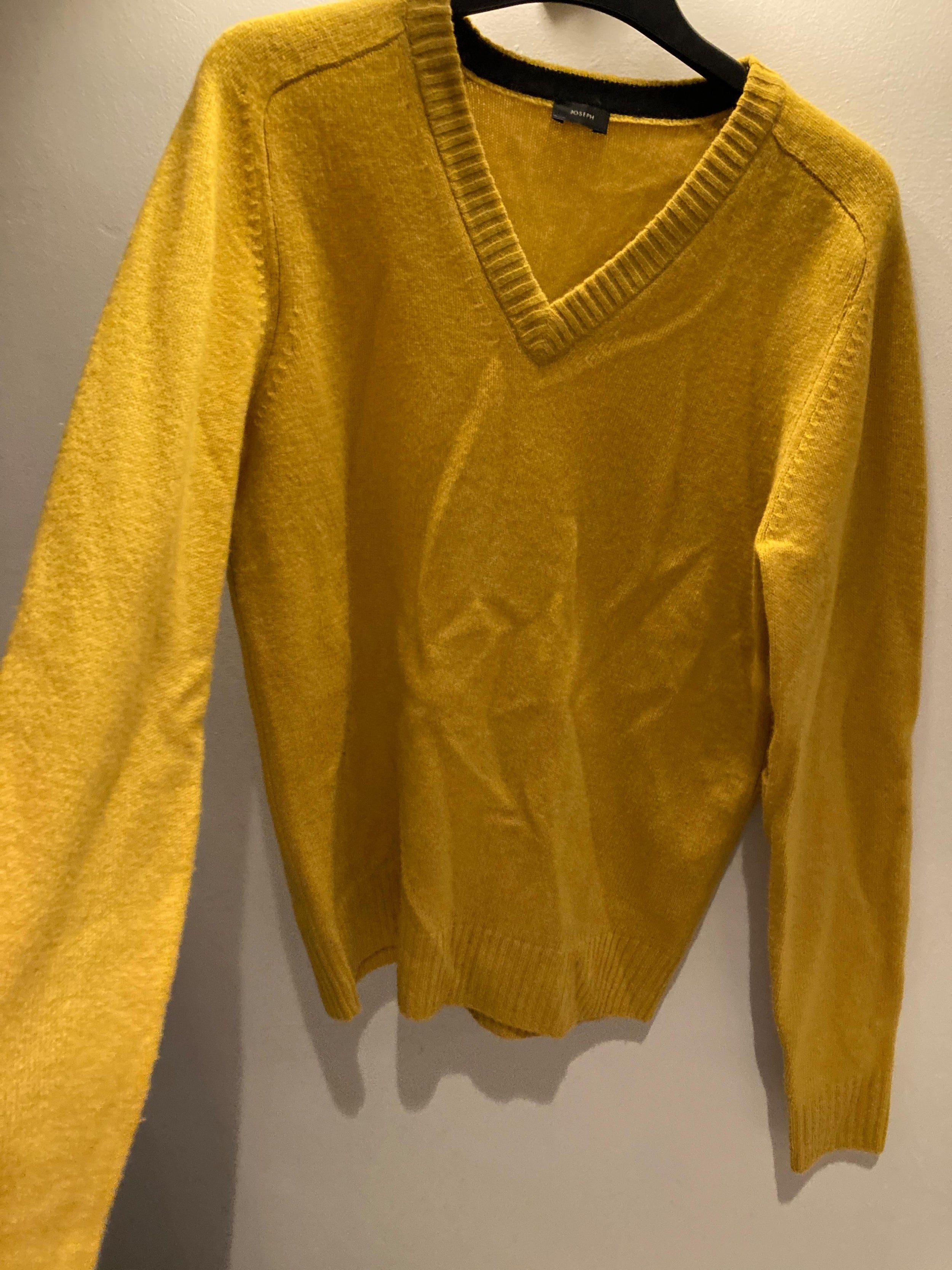 Golden-Mustard Wool Knit Jumper