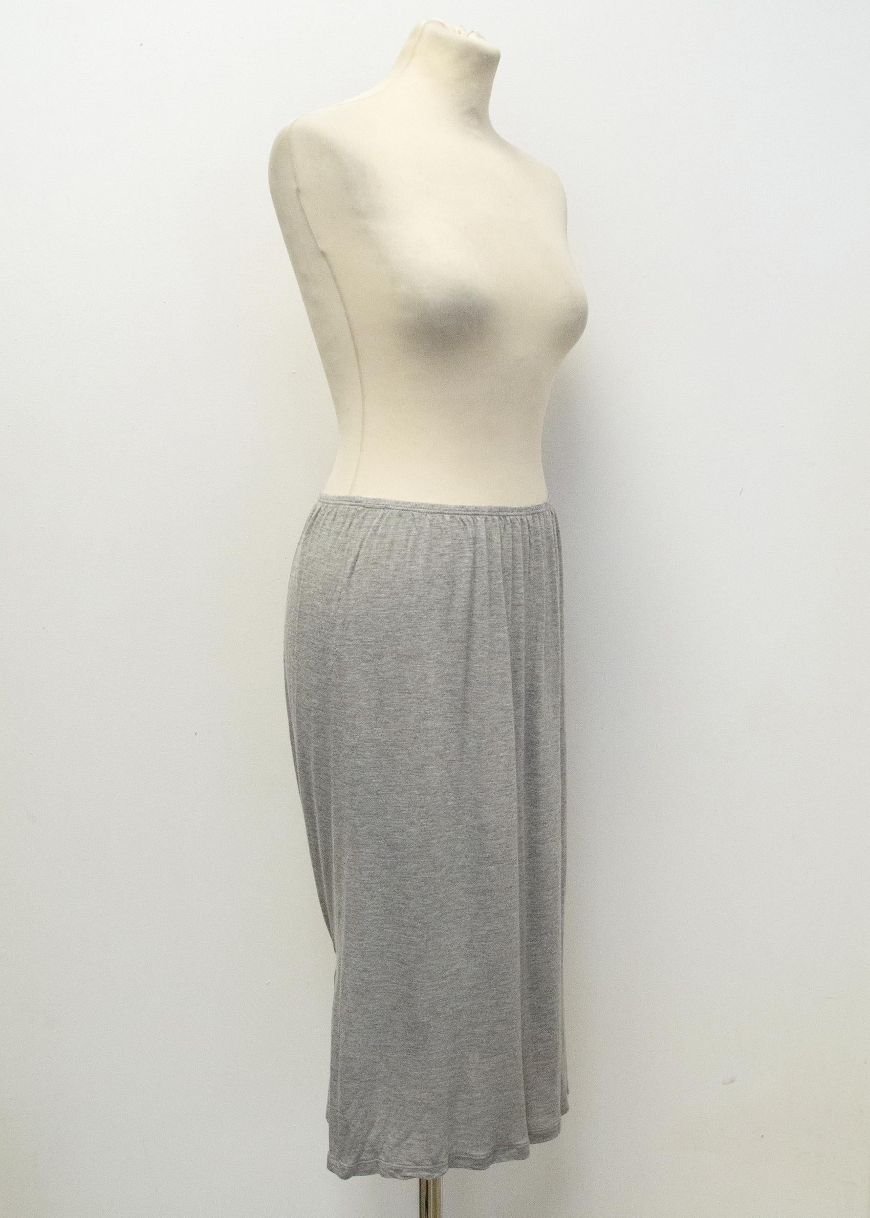 Future Ozbek Grey Stretch Skirt