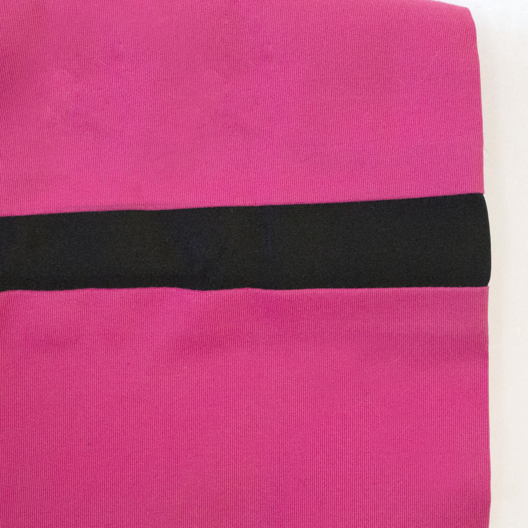 Prabal Gurung Pink Trousers with Black Silk Trim