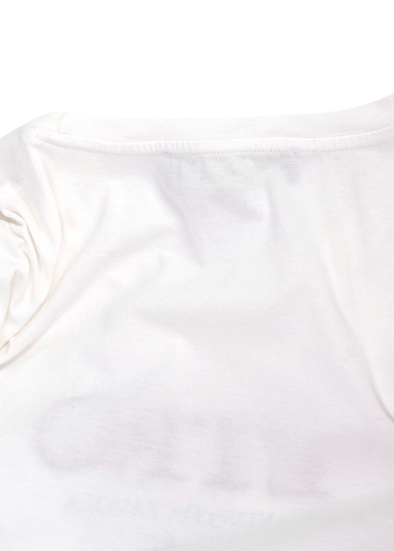 Etro White Cotton Vino da Tavola T-Shirt