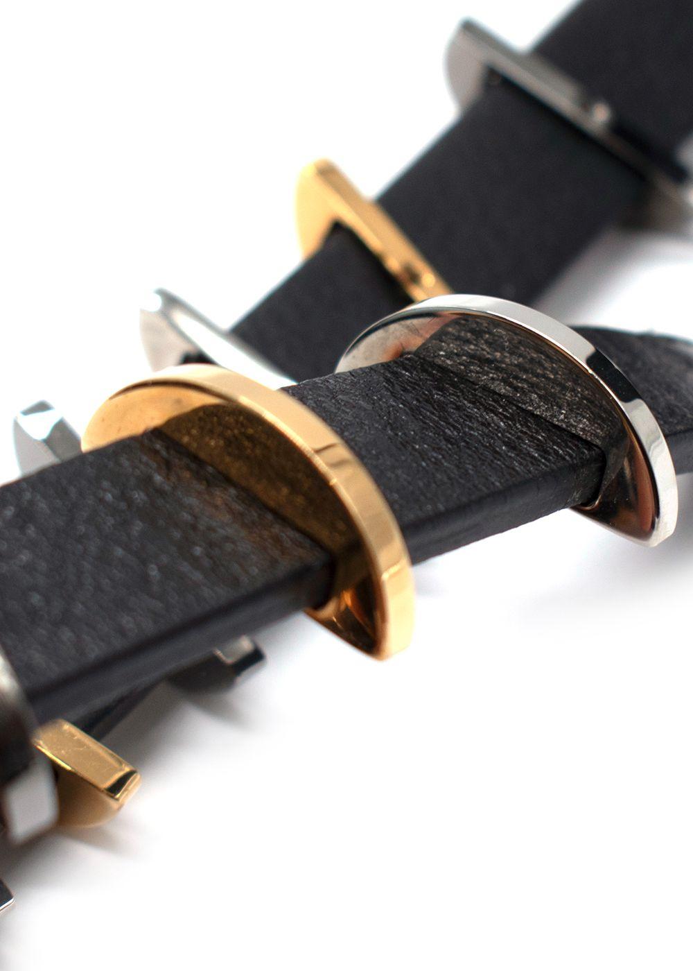 Fendi Metal Leather Headband