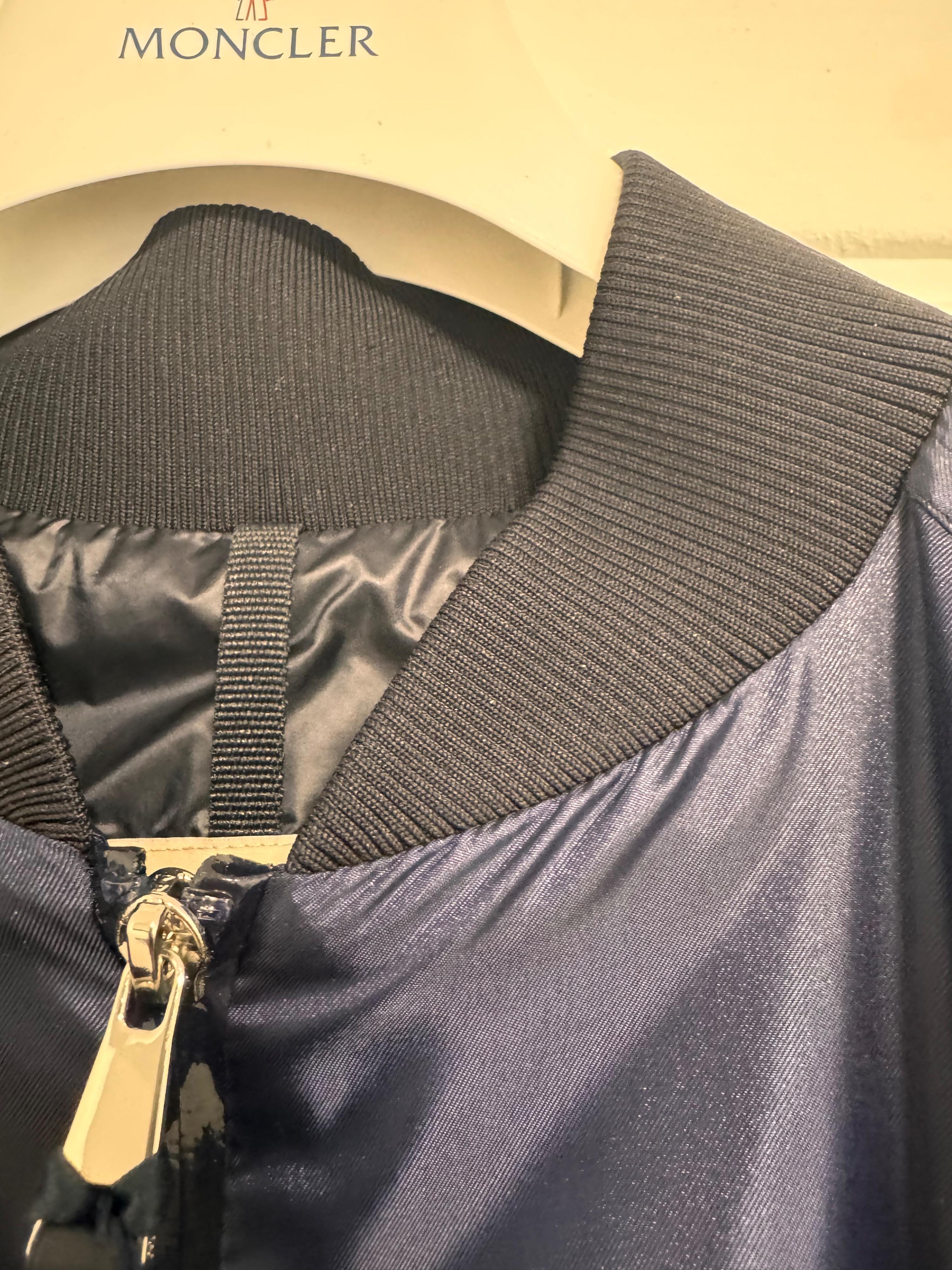 Navy Gobie Bomber Jacket