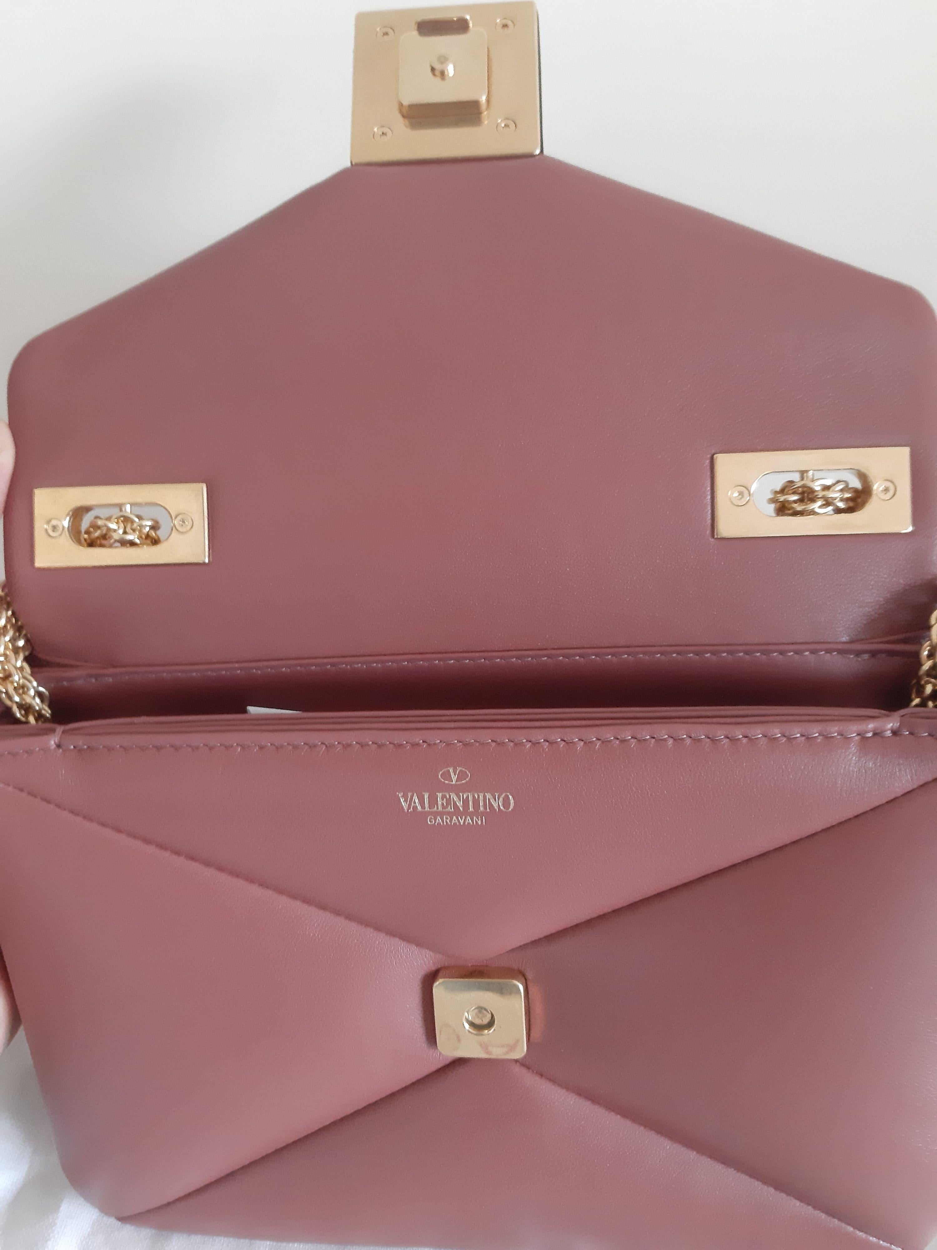 Valentino Rust One Stud Shoulder Bag