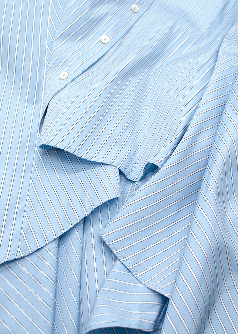Palmer Harding Blue Pencil Stripe Super Shirt Dress