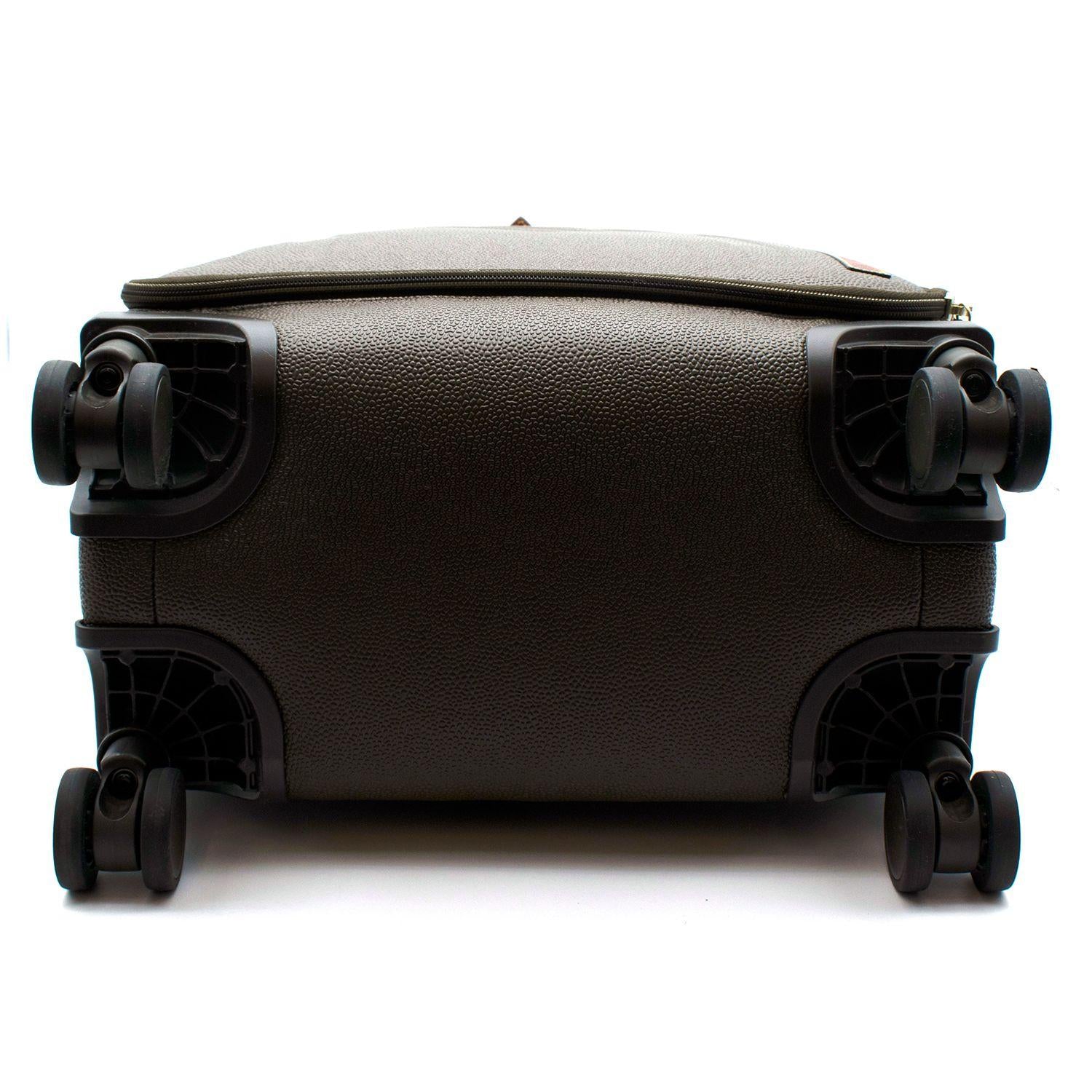 Mulberry Heritage Eco Scotchgrain 4-wheel suitcase
