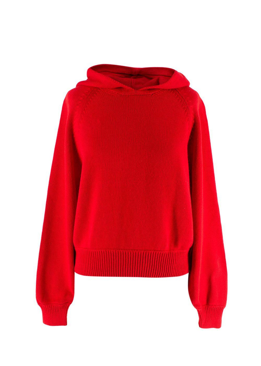 High Sport Red Parker Knit Hoodie