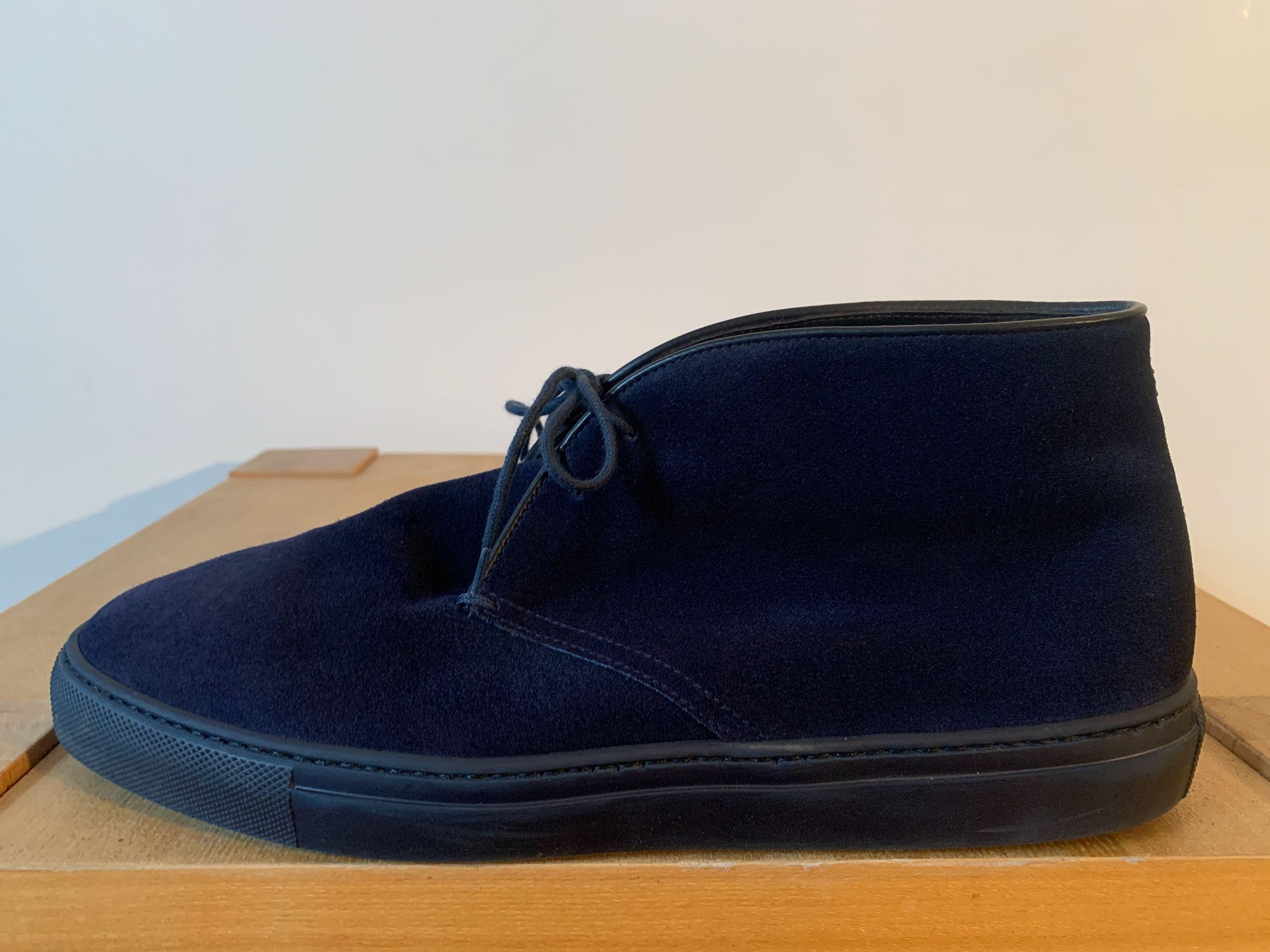 Fratelli Rossetti Navy Suede Desert Boots