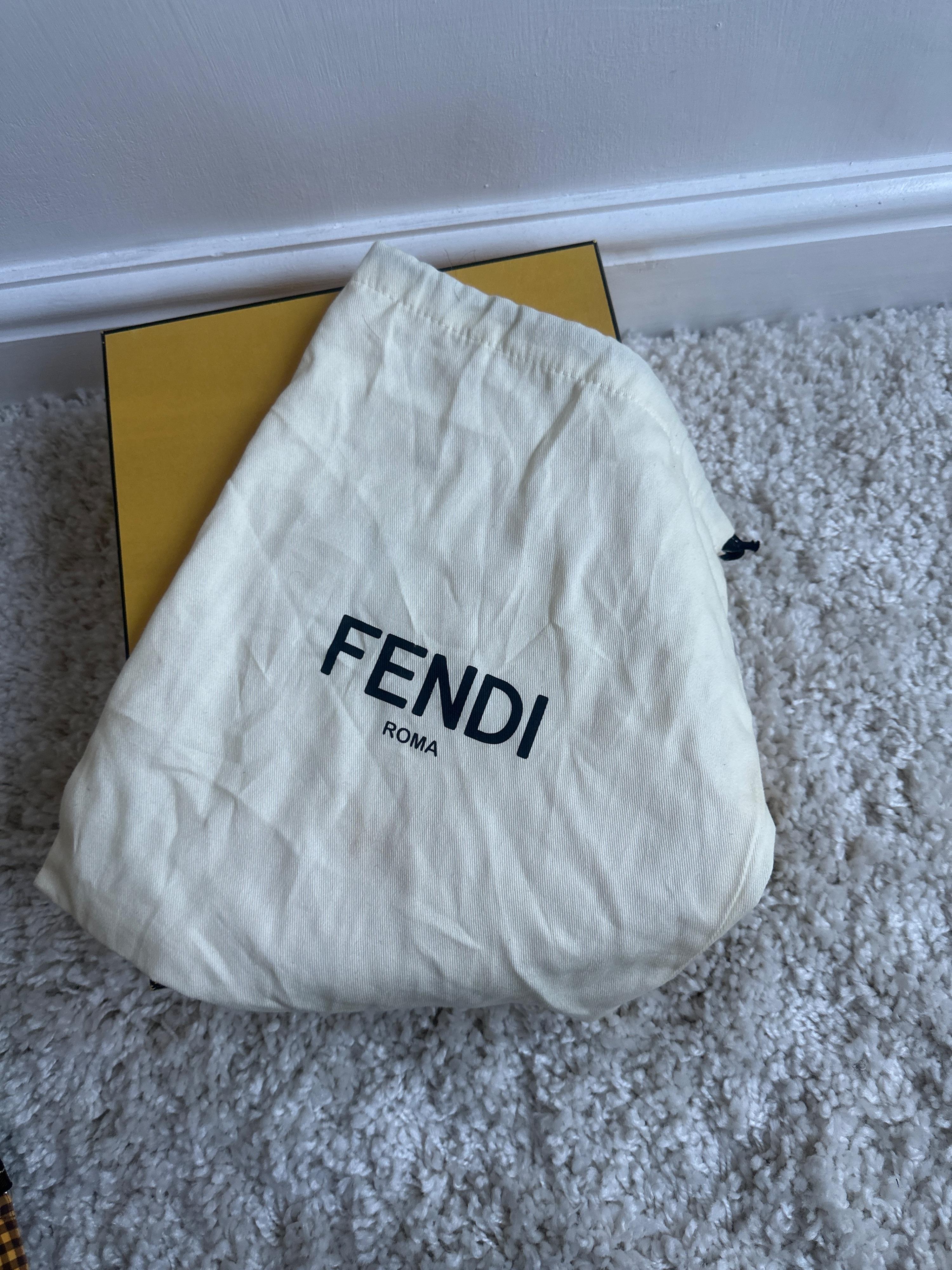 Fendi Yellow Colibri Slingbacks