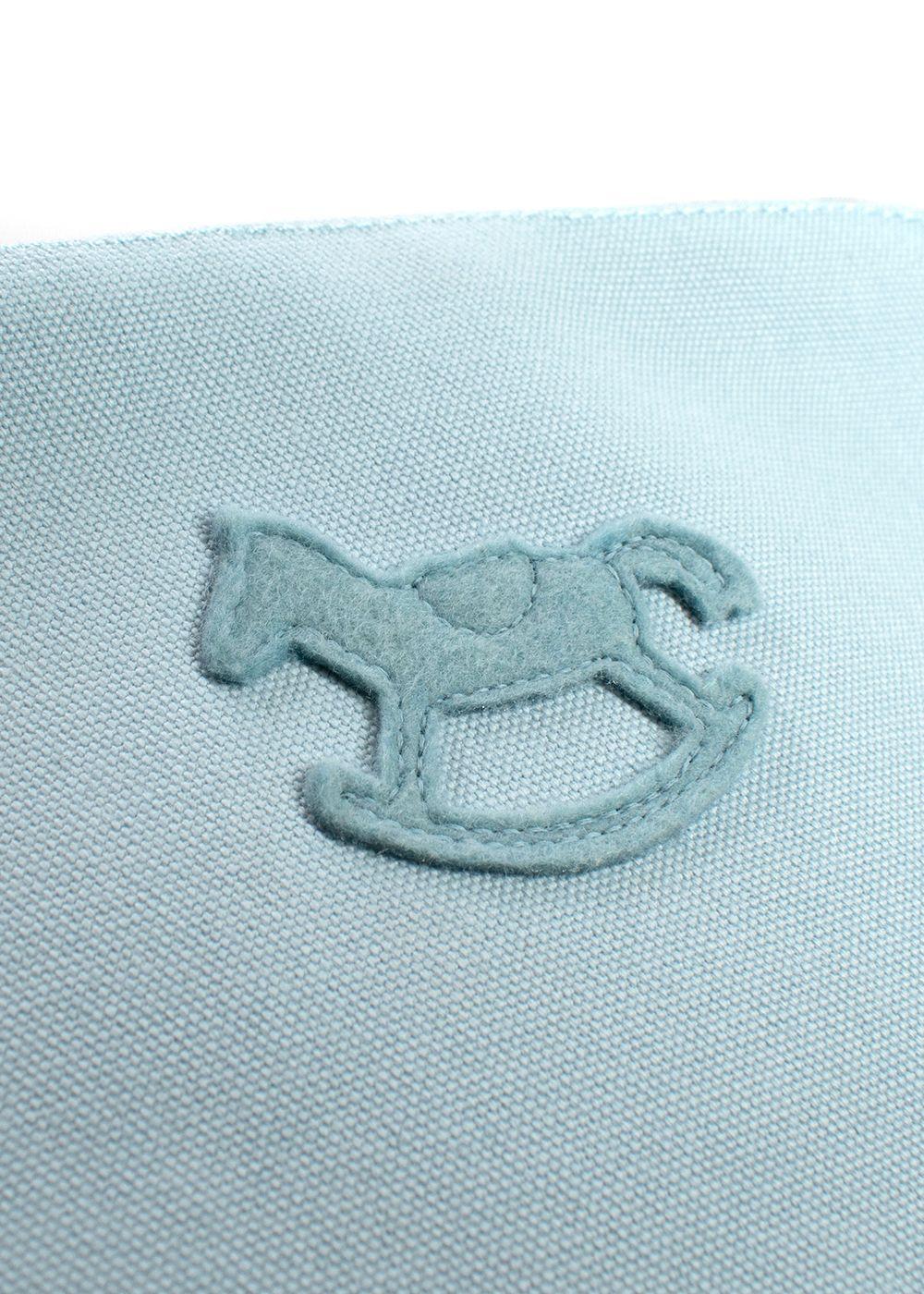 Hermes Baby Blue Rocking Horse Baby Bag