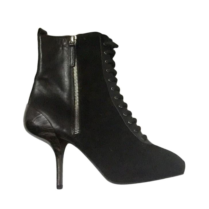 Giuseppe Zanotti Suede & Leather Ankle Boots