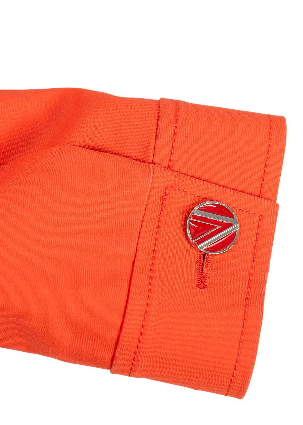 Versace Orange Single Breasted Blazer
