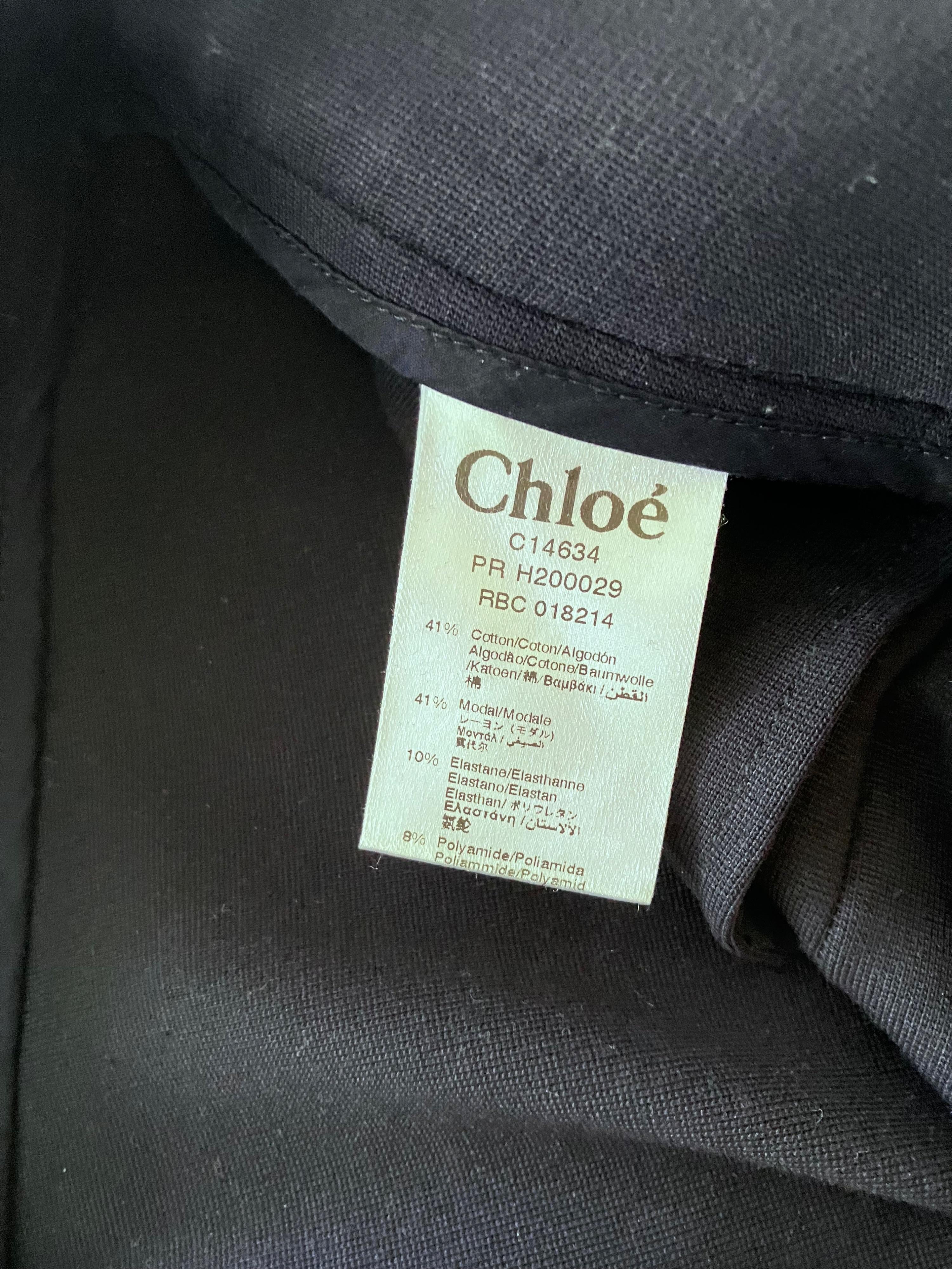 Chloe Navy Ponte Trousers Age 14 yrs