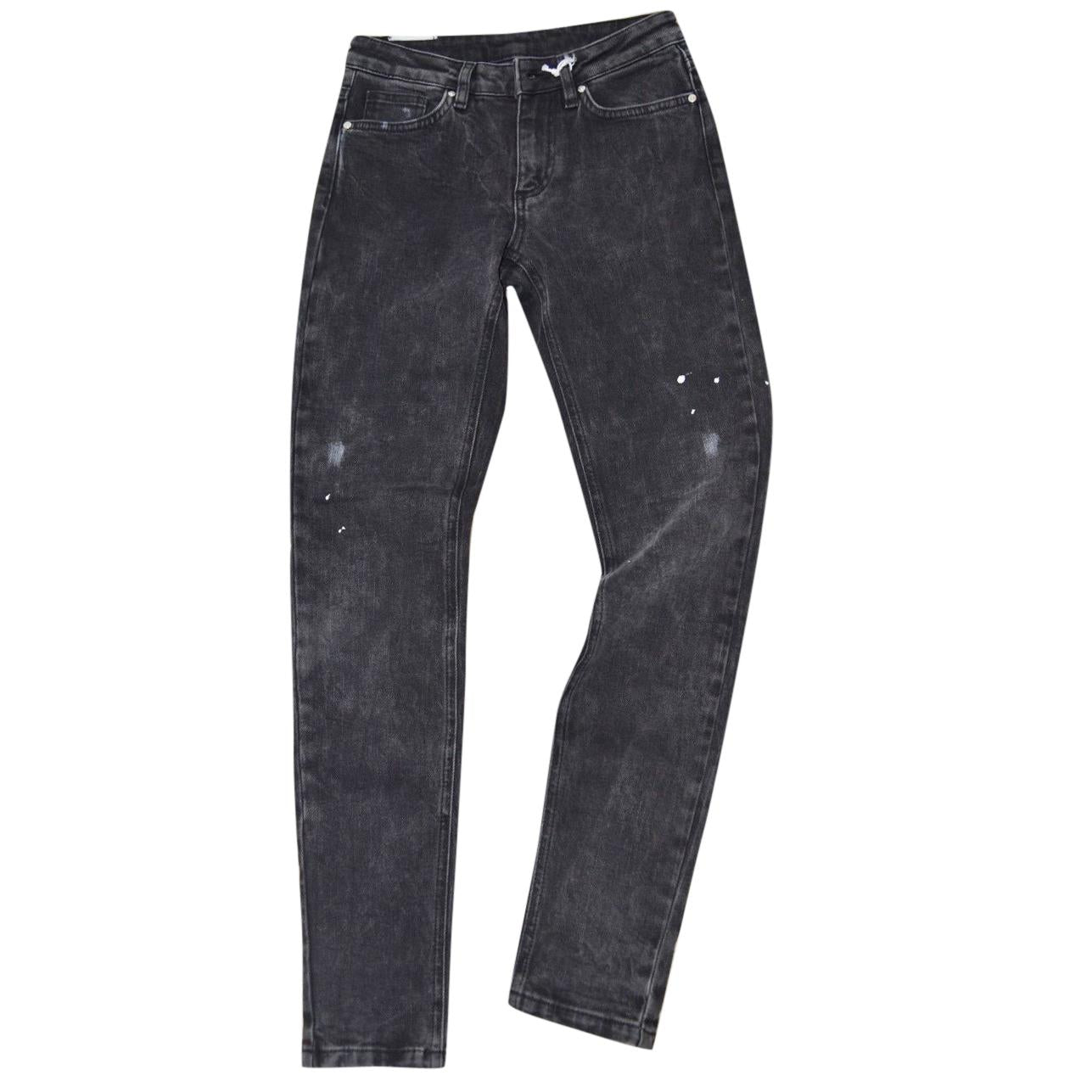 Zoe Karssen Patti Raven Skinny Fit Low Mid Rise Jean Black