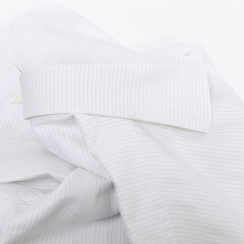 Kilgour White Pinstripe Shirt