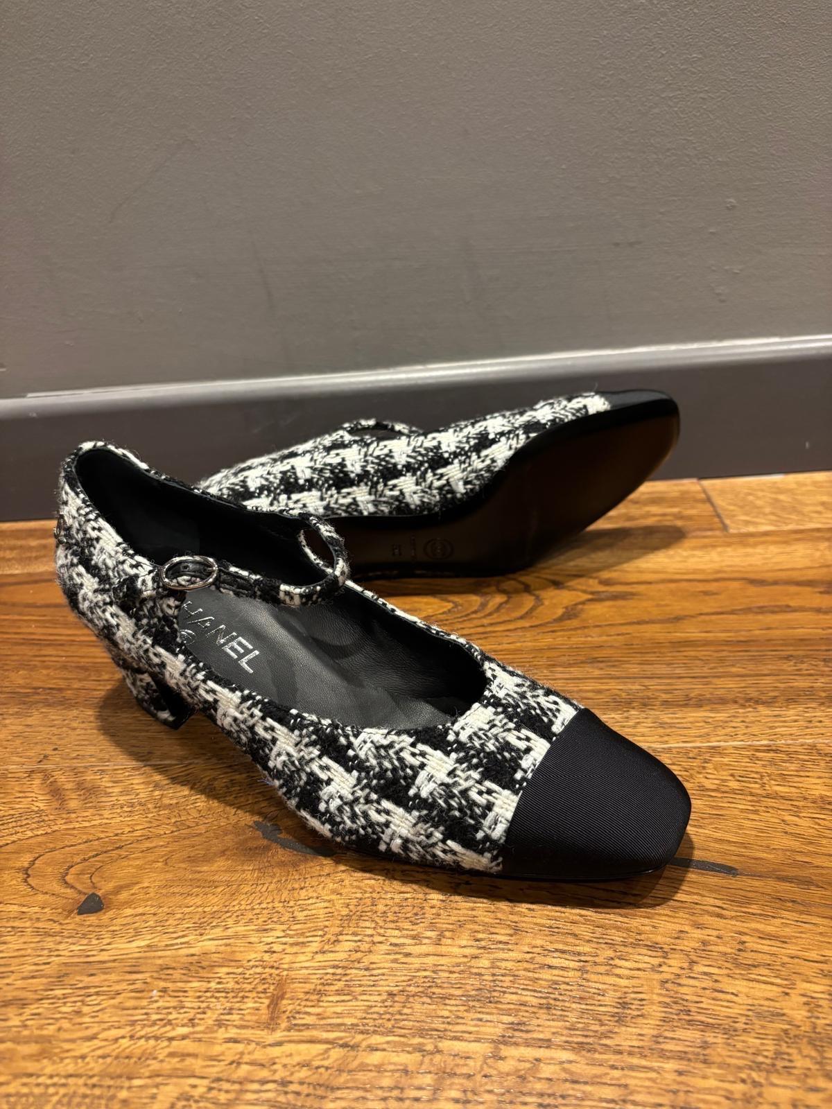 Chanel Tweed Mary Jane Heels