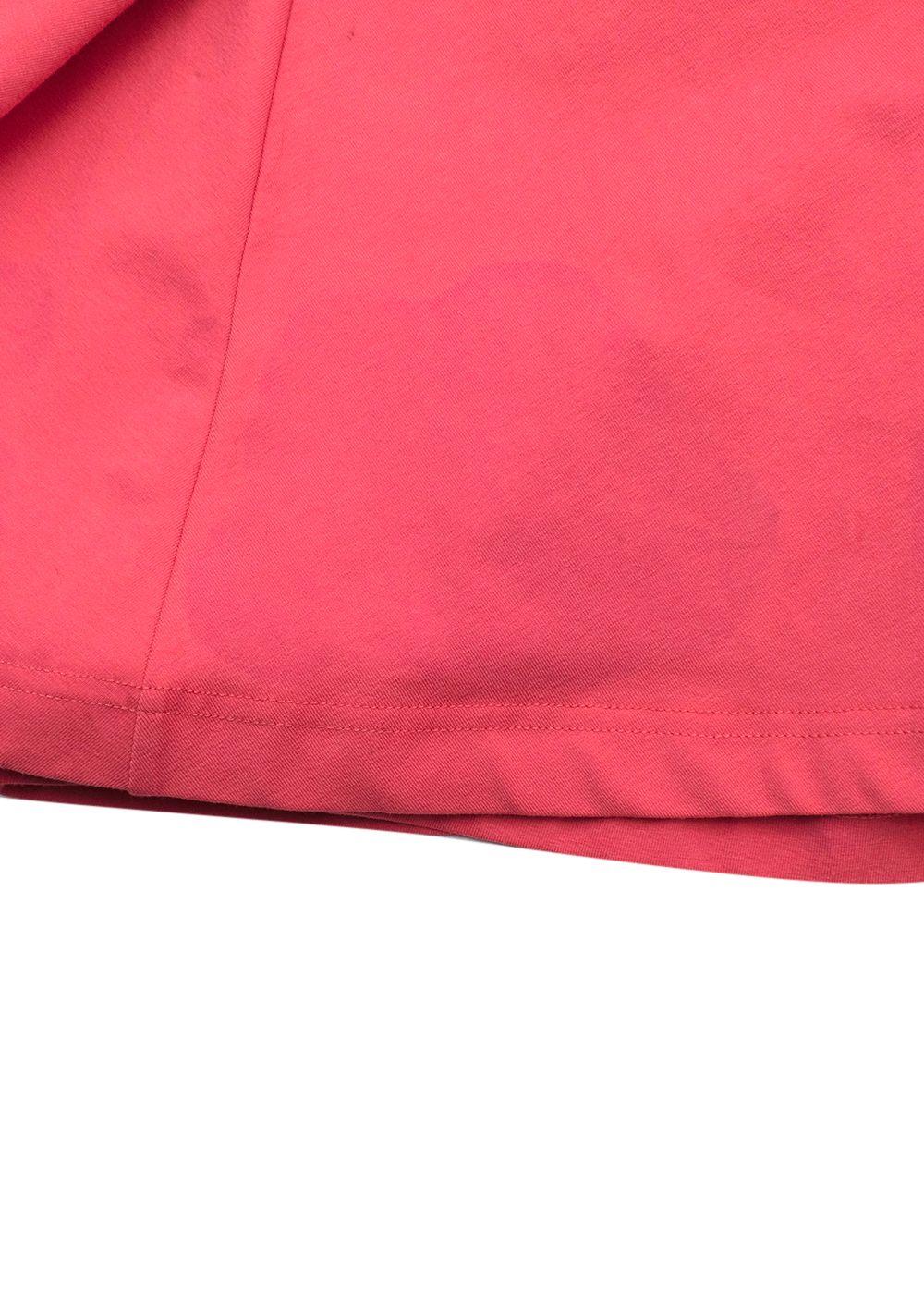 Coral Pink Midi Dress with Poppers